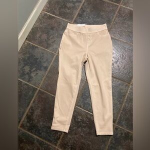 Women's Tan Fitted Stretch Ankle Pants NWT Size XS 0-2